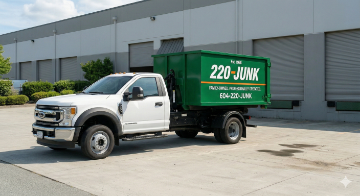 220-JUNK crew at work — family-owned since 1988