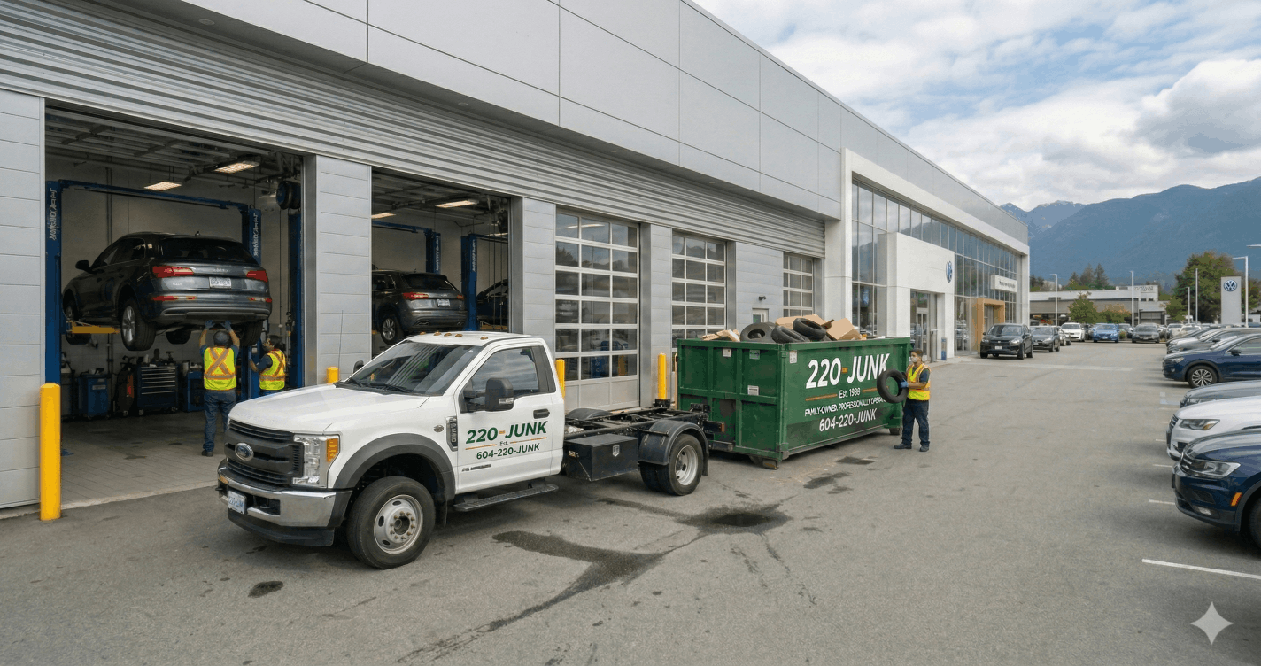 Car dealership cleanup service