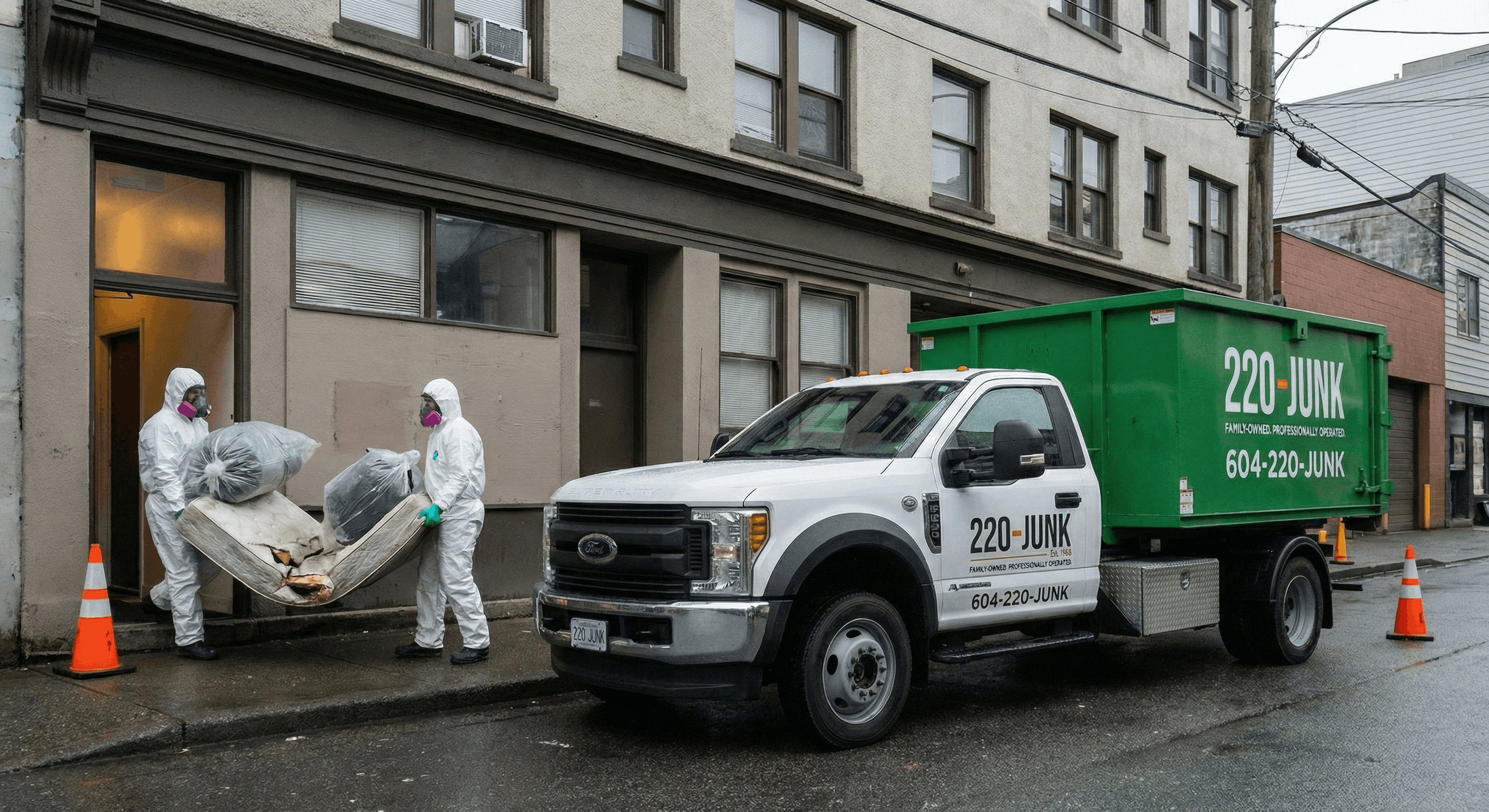 SRO unit cleanout in Vancouver
